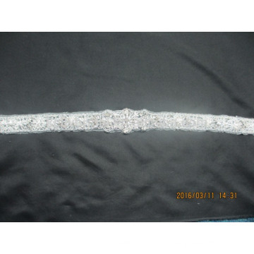 Faixa profissional de strass applique bridal belt crystal appliques trim for wedding dresses belt